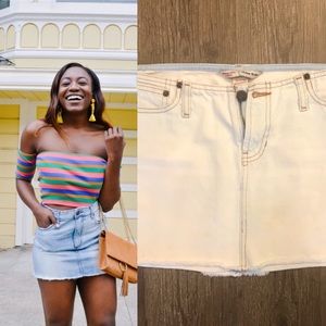 Light Denim Skirt: A&F size 2